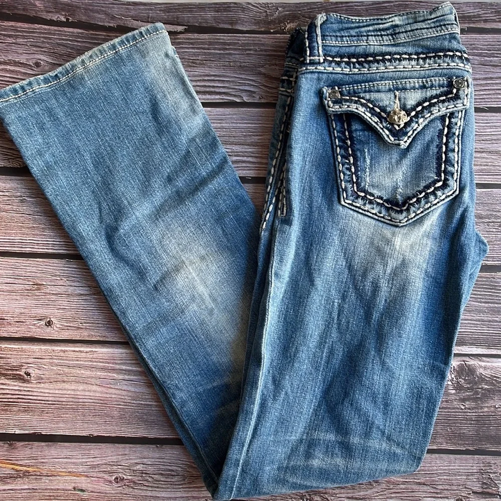 MISS ME | Bootcut jeans style JP5014-11 - Picture 9 of 11